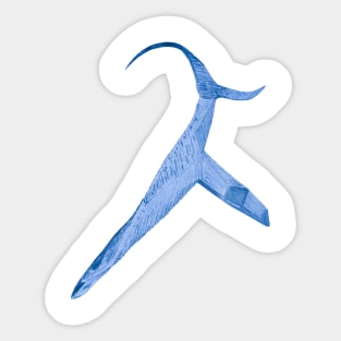 blue whale Sticker